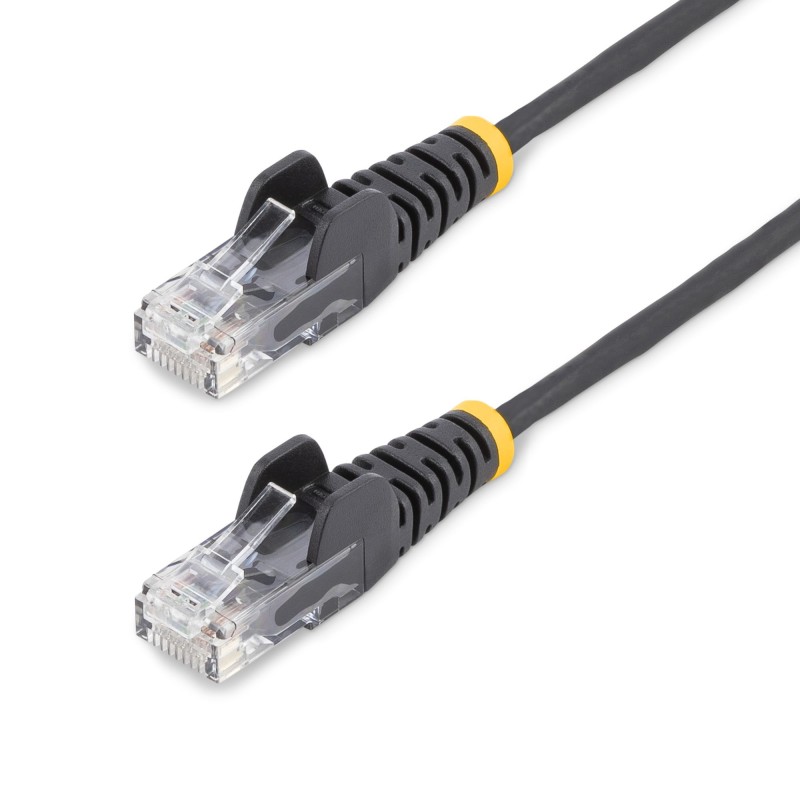 StarTech.com N6PAT300CMBKS networking cable Black 118.1" (3 m) Cat6 U UTP (UTP)