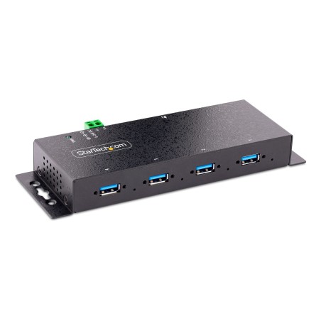 StarTech.com 4-Port USB 3.0 Hub mit 5 Gbit s - Robuster USB Verteiler 3.0 mit ESD- Überspannungsschutz - Industrie USB