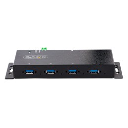 StarTech.com Hub USB 3.0 Industriale a 4 Porte - Multipresa USB Alimentata, ESD e Protezione da Sovratensione - Ciabatta USB-A