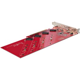 StarTech.com QUAD-M2-PCIE-CARD-B Schnittstellenkarte Adapter Eingebaut M.2