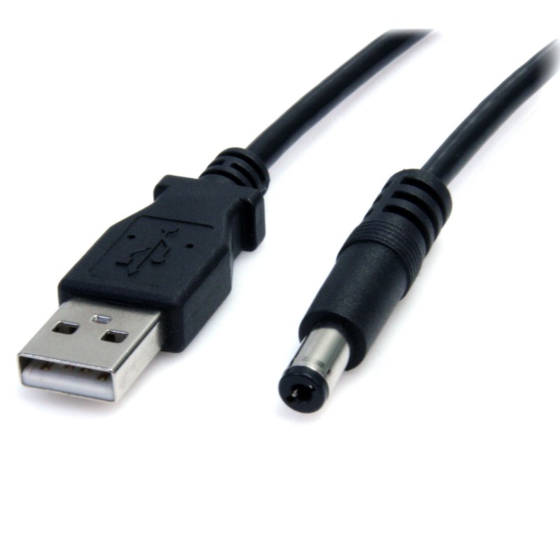 StarTech.com Câble d'Alimentation USB vers 5,5 mm - Barillet Type M - 2m