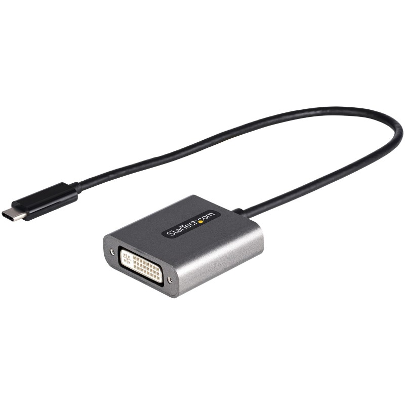 StarTech.com Adaptateur USB C vers DVI - Adaptateur Dongle USB-C vers DVI-D 1920x1200p - USB Type C vers Écrans Affichages DVI