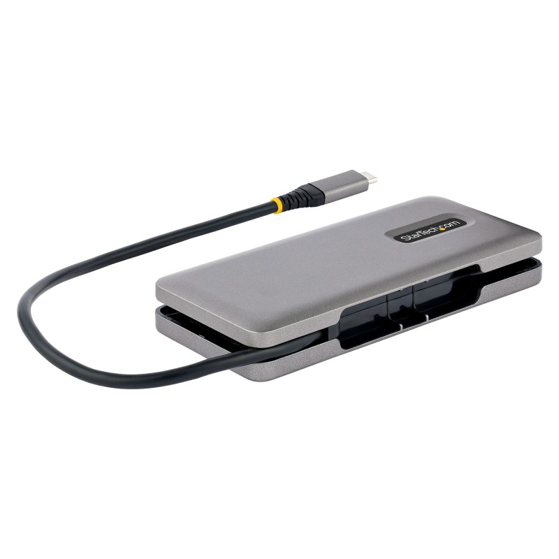 StarTech.com HB31CM4CPD3 laptop dock port replicator Wired USB 3.2 Gen 2 (3.1 Gen 2) Type-C Gray
