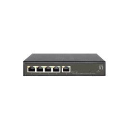 LevelOne GES-2105P switch Gestionado L2 Gigabit Ethernet (10 100 1000) Energía sobre Ethernet (PoE) Negro