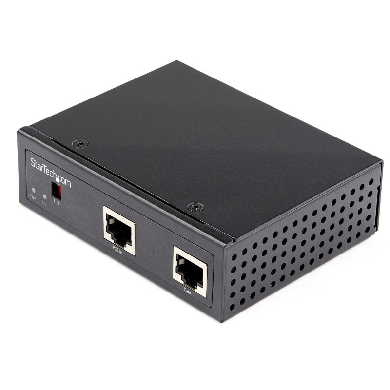 StarTech.com Divisor Multiplicador Splitter Industrial Gigabit PoE - PoE+++ de 90W - Splitter 802.3bt 12-48V CD - Adaptador LAN