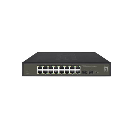 LevelOne GES-2118 switch Gestionado L2 Gigabit Ethernet (10 100 1000) Negro