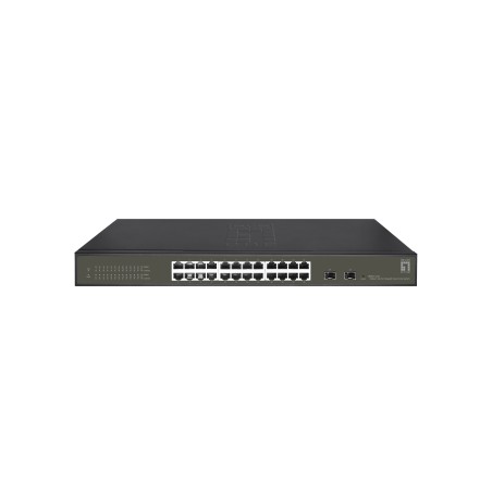 LevelOne GES-2126 switch Gestionado L2 Gigabit Ethernet (10 100 1000) Negro