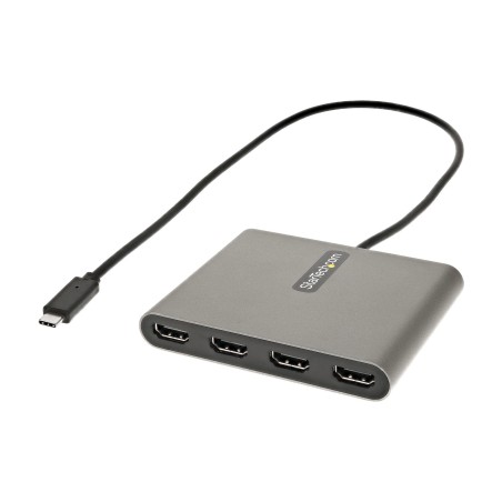 StarTech.com USB-C auf 4x HDMI Adapter - Externe Video- und Grafikkarte - USB Type-C auf Quad HDMI Display Adapter Dongle -