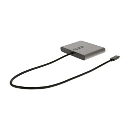 StarTech.com Adaptador USB-C a 4 Puertos HDMI - Tarjeta Gráfica y de Vídeo Externa - Dongle Llave USB Tipo C a 4x HDMI - 1080p