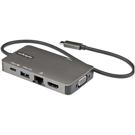 StarTech.com DKT30CHVPD2 laptop dock port replicator USB 3.2 Gen 1 (3.1 Gen 1) Type-C Black, Gray