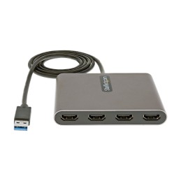StarTech.com USB32HD4 USB graphics adapter 1920 x 1080 pixels Gray