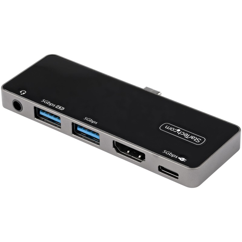StarTech.com DKT30ICHPD laptop dock port replicator Wired USB 3.2 Gen 1 (3.1 Gen 1) Type-C Black, Silver