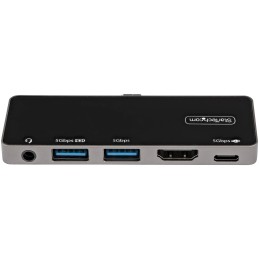 StarTech.com DKT30ICHPD laptop dock port replicator Wired USB 3.2 Gen 1 (3.1 Gen 1) Type-C Black, Silver