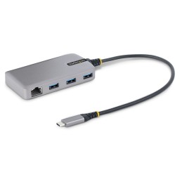 StarTech.com 5G3AGBB-USB-C-HUB laptop dock port replicator Wired USB 3.2 Gen 1 (3.1 Gen 1) Type-C Gray