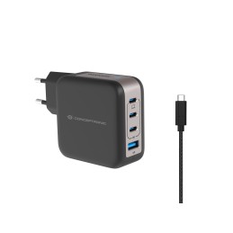Conceptronic ALTHEA18B chargeur d'appareils mobiles Universel Noir Secteur Charge rapide Intérieure
