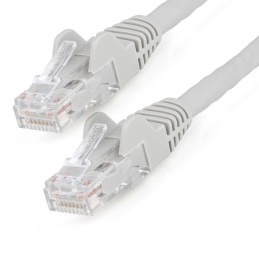 StarTech.com Cable de 15m CAT6 Ethernet - LSZH - Cable de Red RJ45 UTP de 10Gb - 650MHz - PoE de 100W - Latiguillo Snagless con