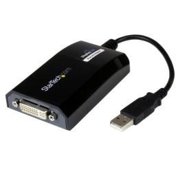 StarTech.com Adaptador de Vídeo Externo USB a DVI - Tarjeta Gráfica Externa Cable para Mac y PC - 1920x1200