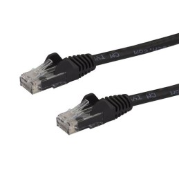StarTech.com Cat6 Gigabit Patchkabel Snagless mit RJ45 UTP 10m in Schwarz - Cat 6 Netzwerkkabel