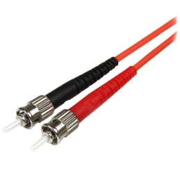 StarTech.com 50FIBLCST5 InfiniBand fibre optic cable 196.9" (5 m) LC ST Red