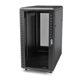 StarTech.com 4-Pfosten 18HE Server Rack, abschließbarer 19" Datenschrank für Computer   AV   IT-Ausrüstung, Büro  