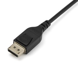 StarTech.com Cable DisplayPort 1.4 de 2m - Certificado VESA - 8K 60Hz - HBR3 - HDR - Super HD - Cable Delgado de Monitor DP a