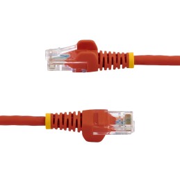 StarTech.com 10m Cat5e Ethernet Netzwerkkabel Snagless mit RJ45 - Rot