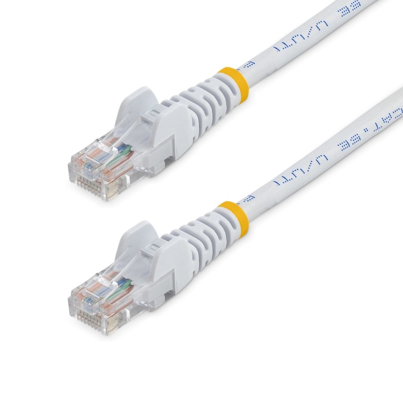 StarTech.com Cable de Red de 7m Blanco Cat5e Ethernet RJ45 sin Enganches
