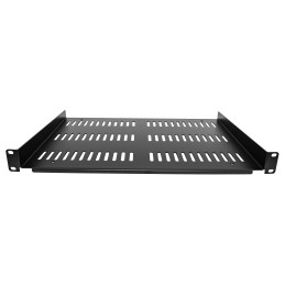 StarTech.com Étagère Rack 19 pouces 1U - Plateau Rackable Universel Ventilé - Étagère Baie de Brassage - Étagère Cantilever