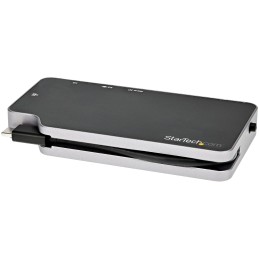 StarTech.com CDP2HVGUASPD laptop dock port replicator Wired USB 3.2 Gen 2 (3.1 Gen 2) Type-C Black, Gray