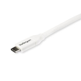 StarTech.com Câble de Charge Rapide USB-C de 2m, Charge et Synchronisation, 100W (5A) PD, USB 2.0, Certifié USB-IF - Cordon de