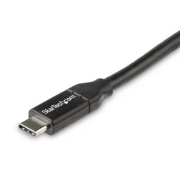 StarTech.com Cable de 50cm USB-C a USB-C con capacidad para Entrega de Alimentación de 5A - USB TipoC - Cable de Carga USBC -