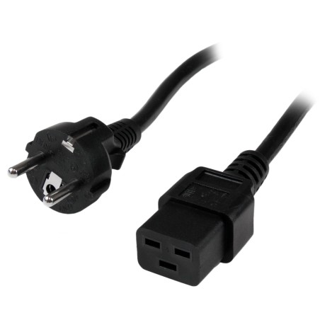 StarTech.com PXTEUC192M power cable Black 78.7" (2 m) CEE7 7 C19 coupler