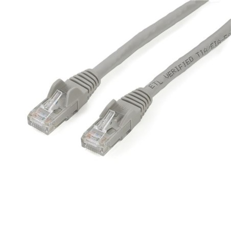 StarTech.com Câble réseau Cat6 Gigabit UTP sans crochet de 2m - Cordon Ethernet RJ45 anti-accroc - M M - Gris