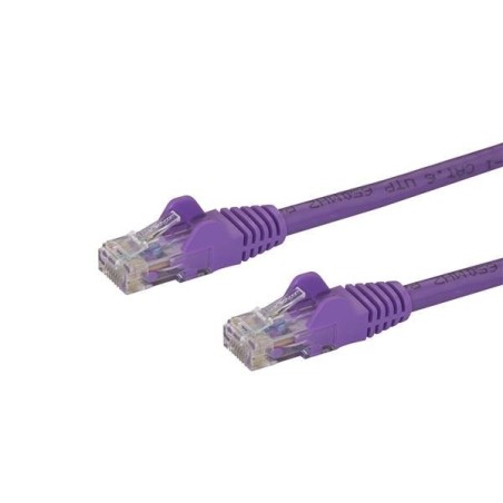 StarTech.com Câble réseau Cat6 Gigabit UTP sans crochet de 2m - Cordon Ethernet RJ45 anti-accroc - M M - Violet