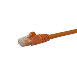 StarTech.com Câble réseau Cat6 Gigabit UTP sans crochet de 2m - Cordon Ethernet RJ45 anti-accroc - M M - Orange