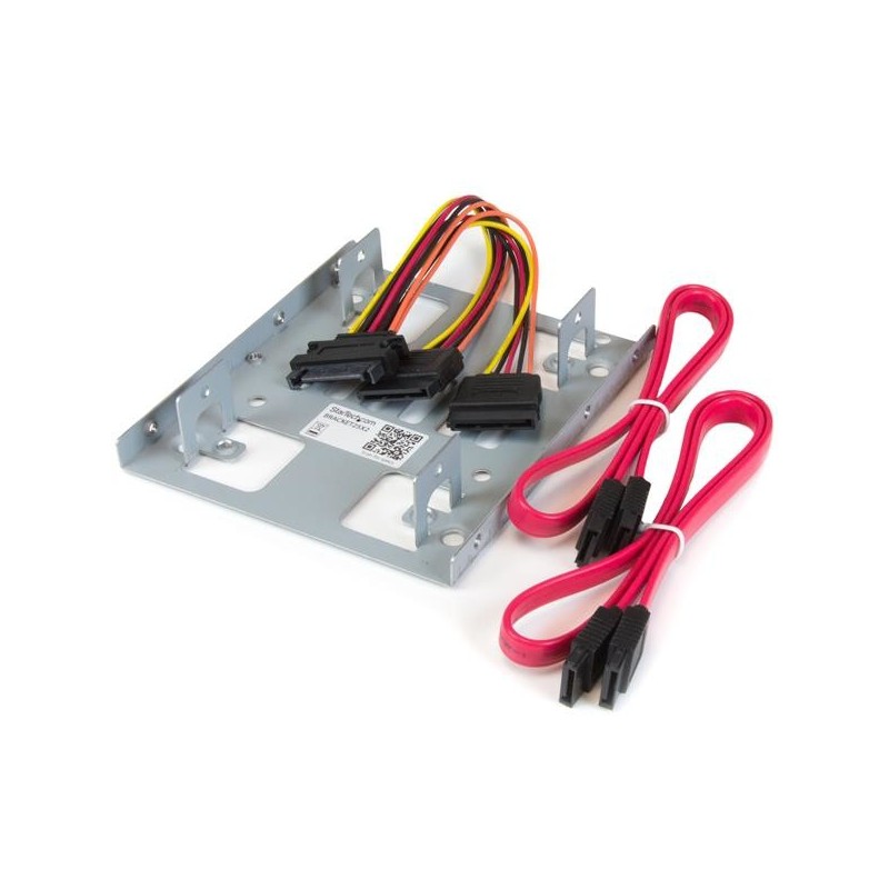 StarTech.com BRACKET25X2 drive bay panel 3.5" Carrier panel Stainless steel