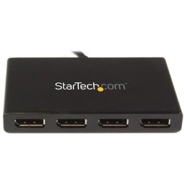 StarTech.com Répartiteur DisplayPort 1.2 à 4 ports, Adaptateur Multi-Moniteur DisplayPort vers 4x DP, Hub MST pour Ordinateur