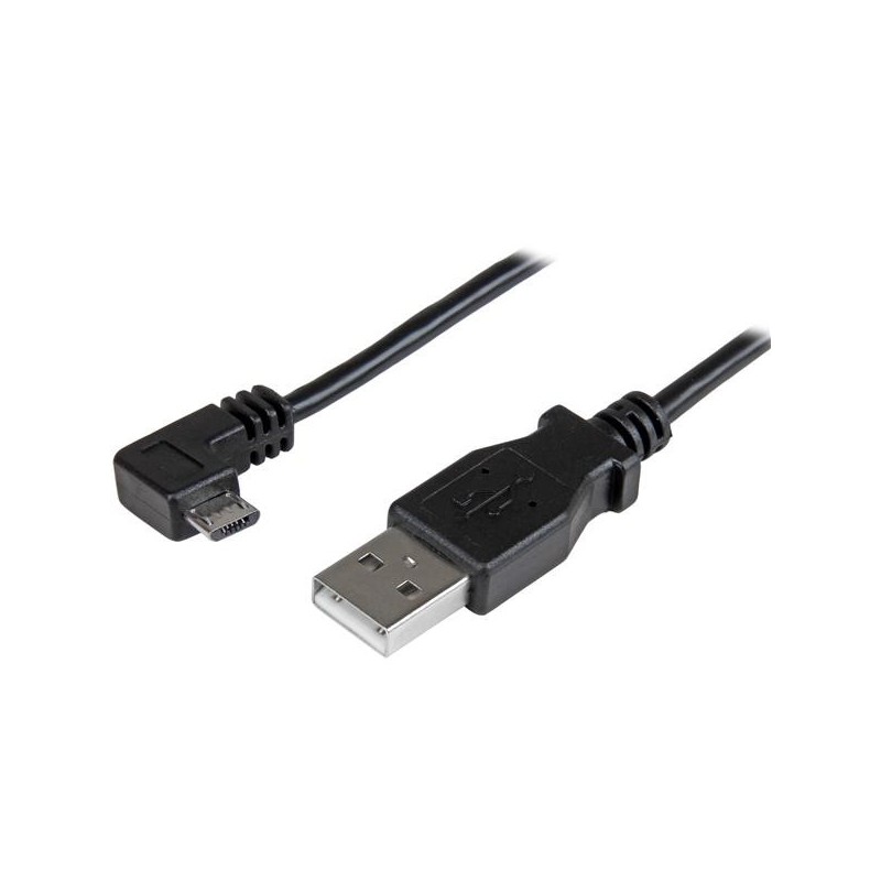 StarTech.com Cavo di ricarica e sincronizzazione micro USB da 1 m - USB-A a Micro B ad angolo destro - M M - 0,25mm²