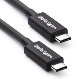 StarTech.com Cable Thunderbolt 3 Pasivo de 2m - 20Gbps - PD 100W - Vídeo 4K - Cable Thunderbolt - Certificado Thunderbolt -