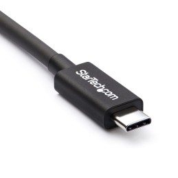 StarTech.com Cable Thunderbolt 3 Pasivo de 50cm - 40Gbps - PD 100W - Vídeo 4K 5K - Cable Thunderbolt - Certificado Thunderbolt