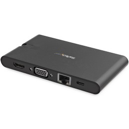 StarTech.com USB-C Multiport Adapter - USB Typ C Mini Dock mit HDMI 4K oder VGA 1080p Video - 100W PD Pass-through, 3 Port USB