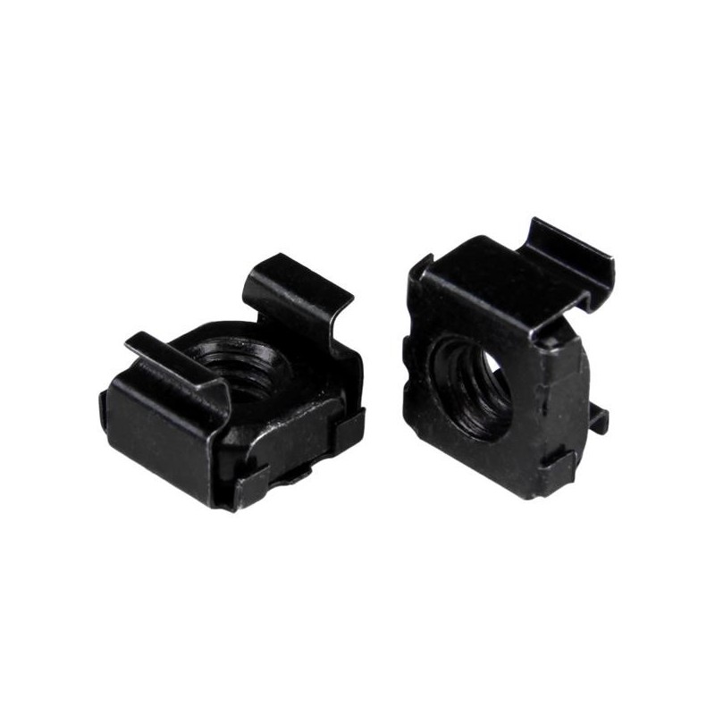 StarTech.com M6 Käfigmuttern - 100er Pack - Schwarz
