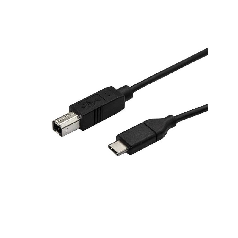 StarTech.com USB2CB3M USB cable USB 2.0 118.1" (3 m) USB C USB B Black
