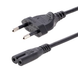StarTech.com PXTNB2SEU1M power cable Black 39.4" (1 m) CEE7 16 C7 coupler