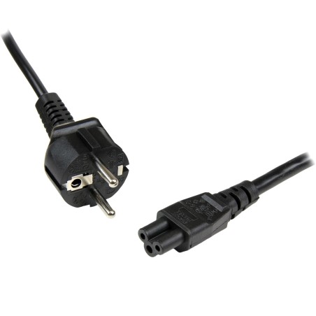 StarTech.com PXTNB3SEU1M power cable Black 39.4" (1 m) CEE7 7 C5 coupler