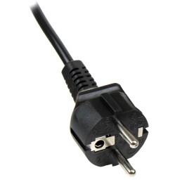 StarTech.com PXTNB3SEU1M power cable Black 39.4" (1 m) CEE7 7 C5 coupler