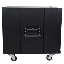 StarTech.com Rack 9U à Châssis Ouvert avec Roulettes - Armoire Portable à 4 Montants et 23" de Profondeur pour Équipement