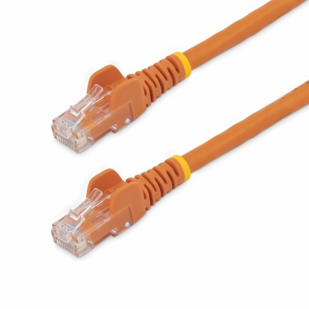 StarTech.com Câble réseau Cat6 Gigabit UTP sans crochet de 3m - Cordon Ethernet RJ45 anti-accroc - M M - Orange