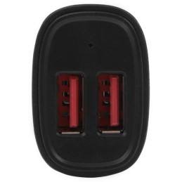 StarTech.com Cargador de Coche USB de Dos Puertos - 24W   4,8A - Negro