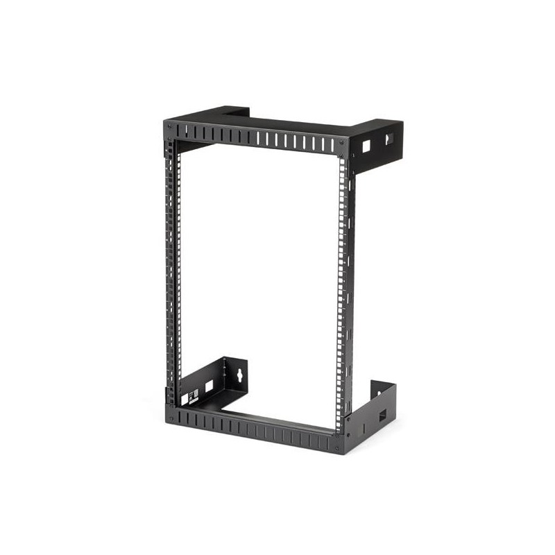 StarTech.com 2-Pfosten 15HE Heavy-Duty Wandmontage Netzwerk-Rack, 19" Open Frame Server Rack, 12" Tief, Wandmontage Daten-Rack
